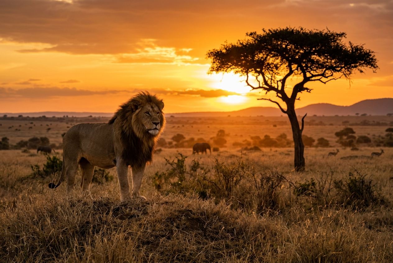 Safari na savana africana